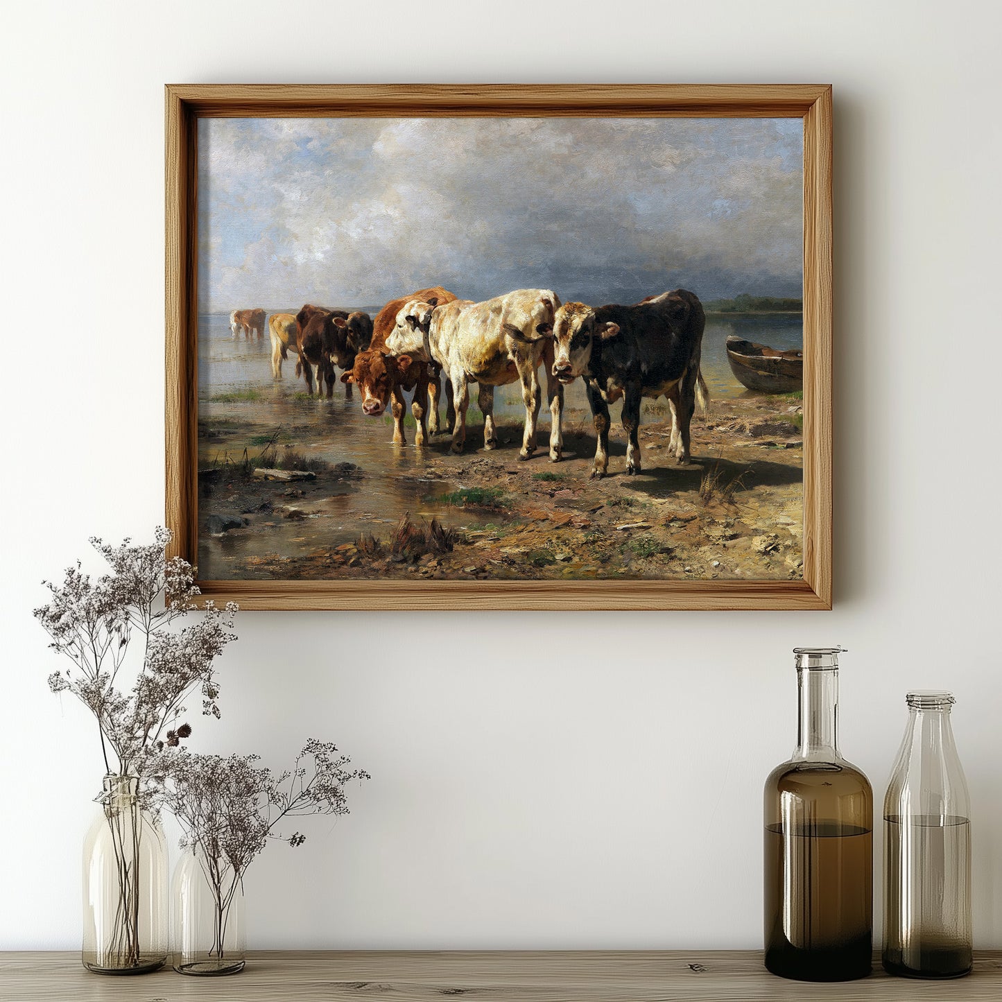 Cattle by the Shore