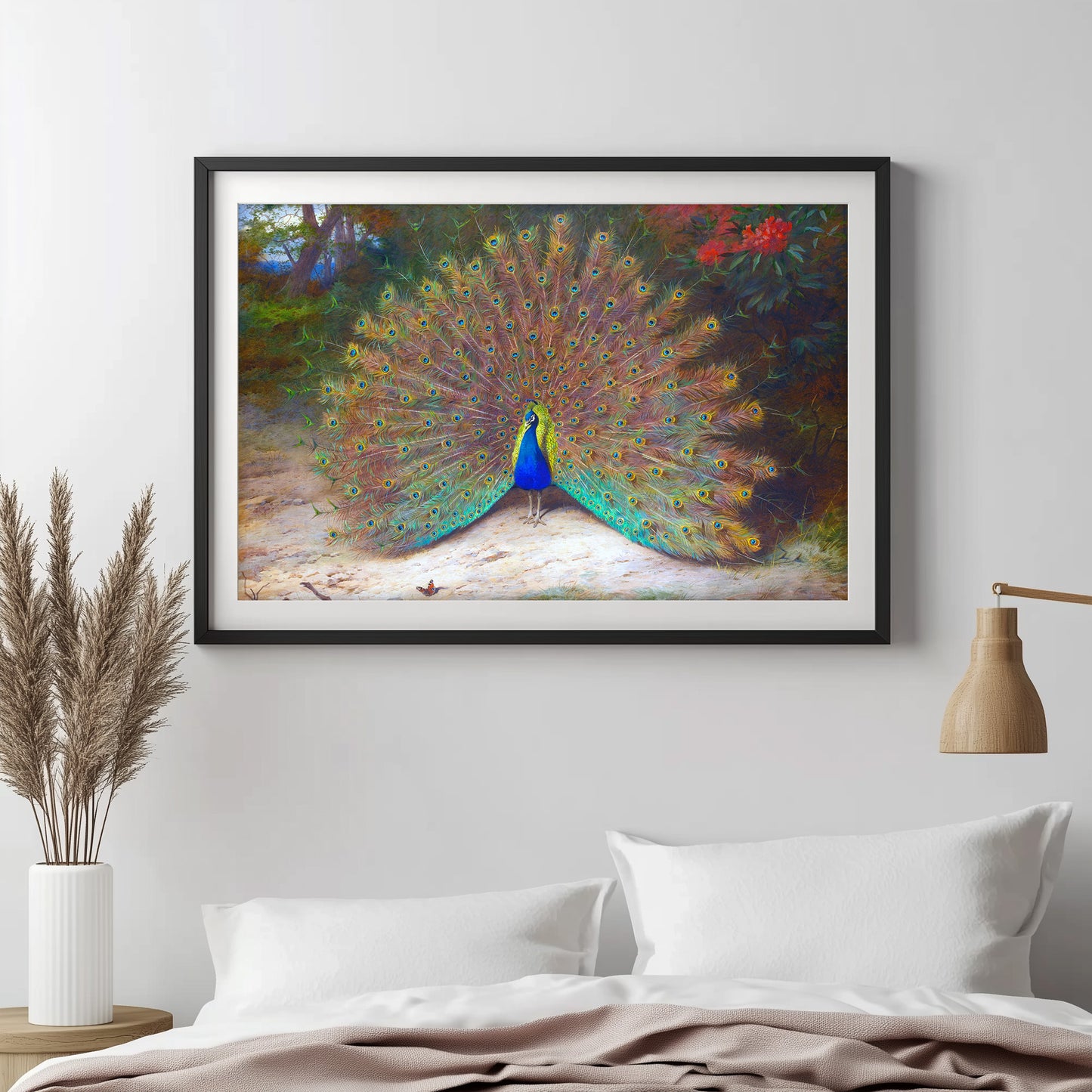 Majestic Plumage Display