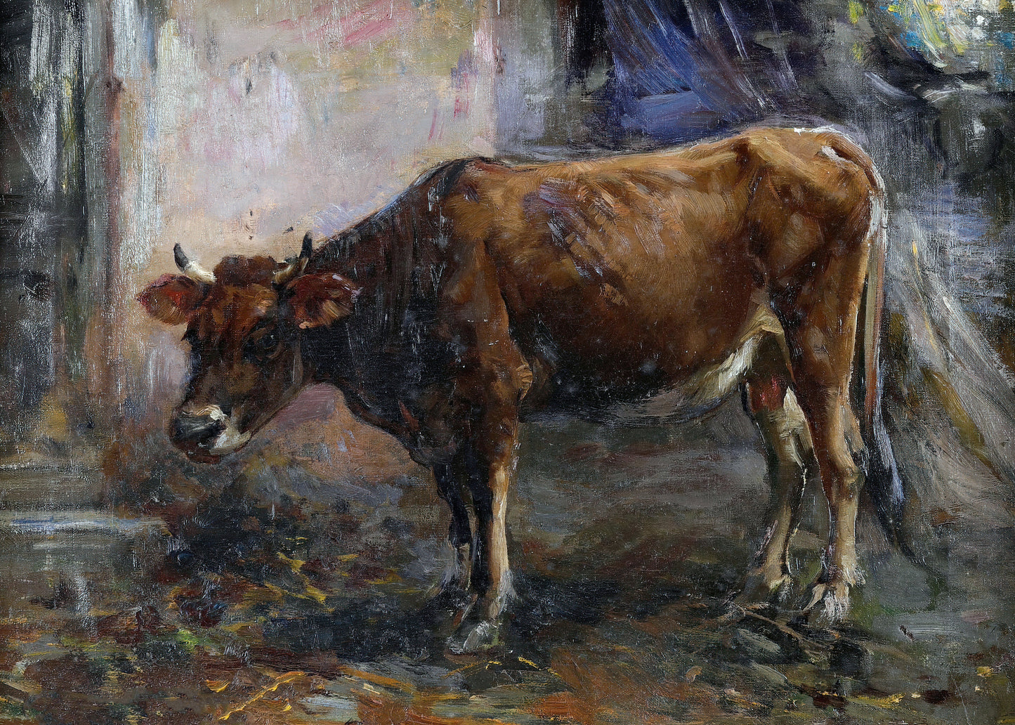 Rustic Bovine Portrait