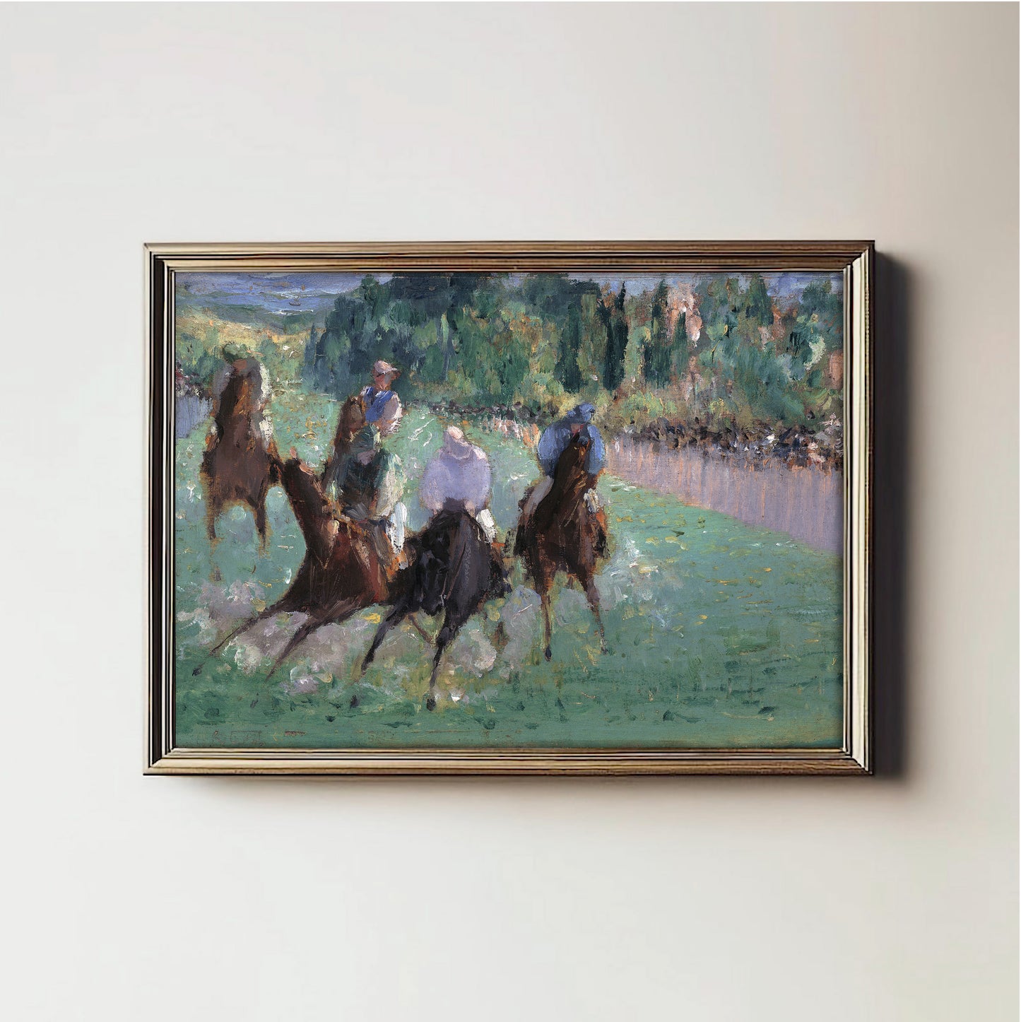 Galloping Through Green
