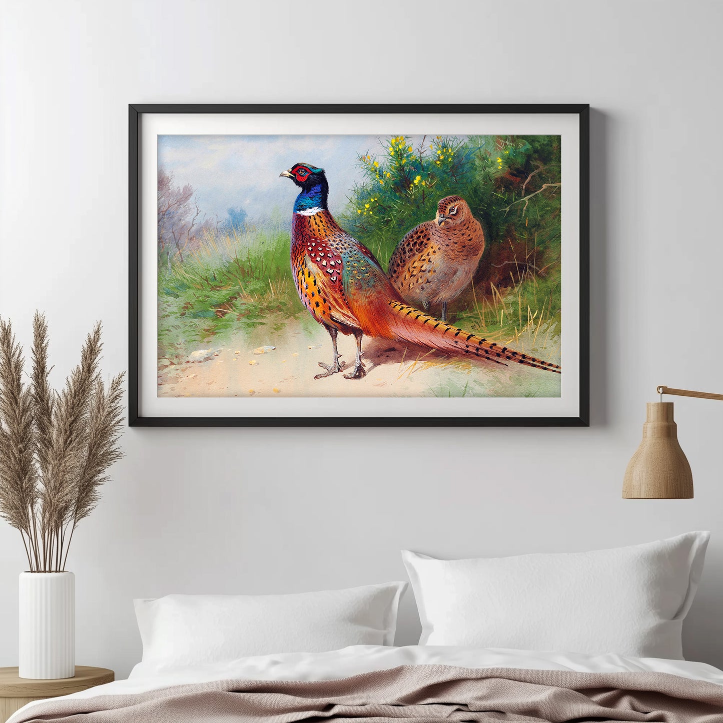 Vibrant Pheasant Pair