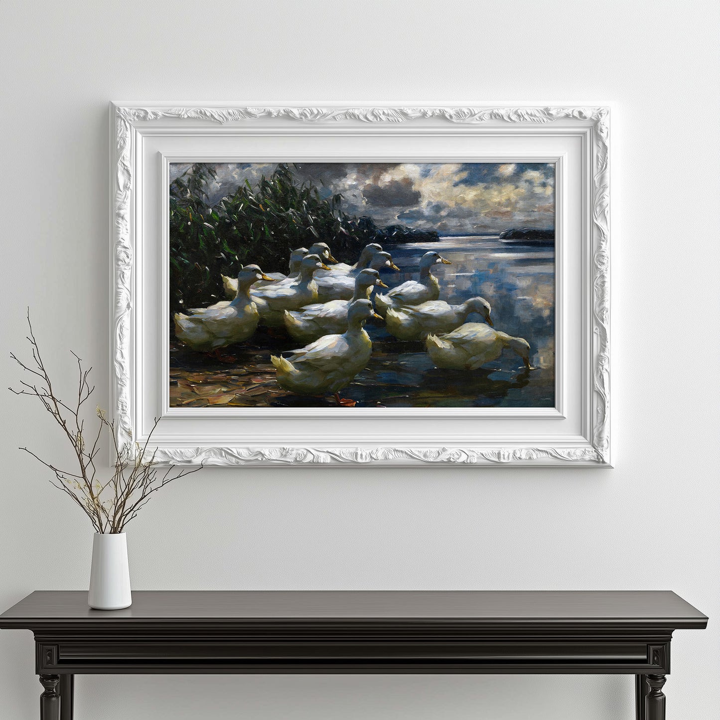 Reflective Ducks Gathering