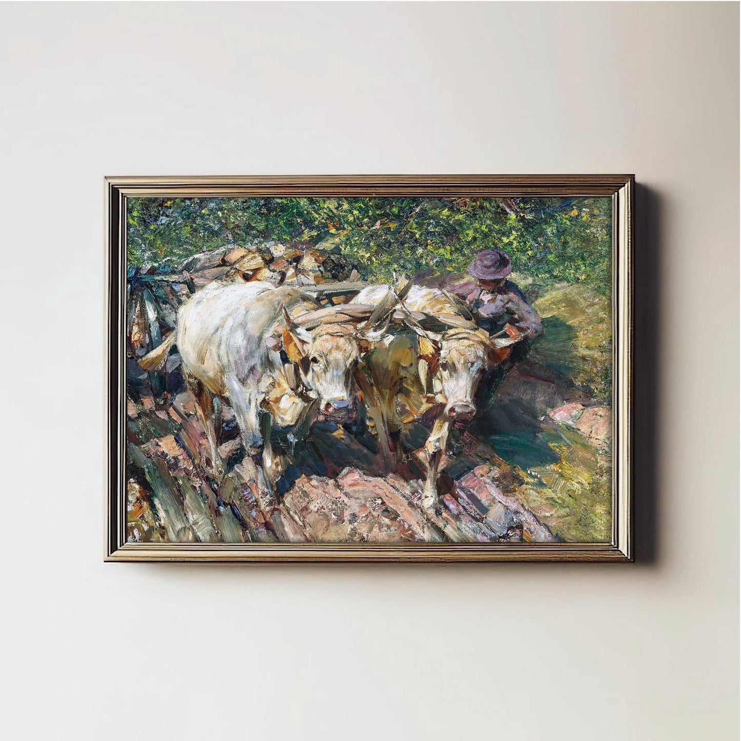 Rustic Oxen Journey