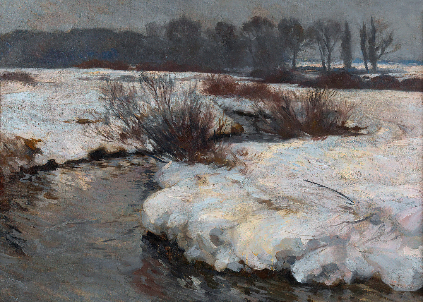Winter's Quiet Stream