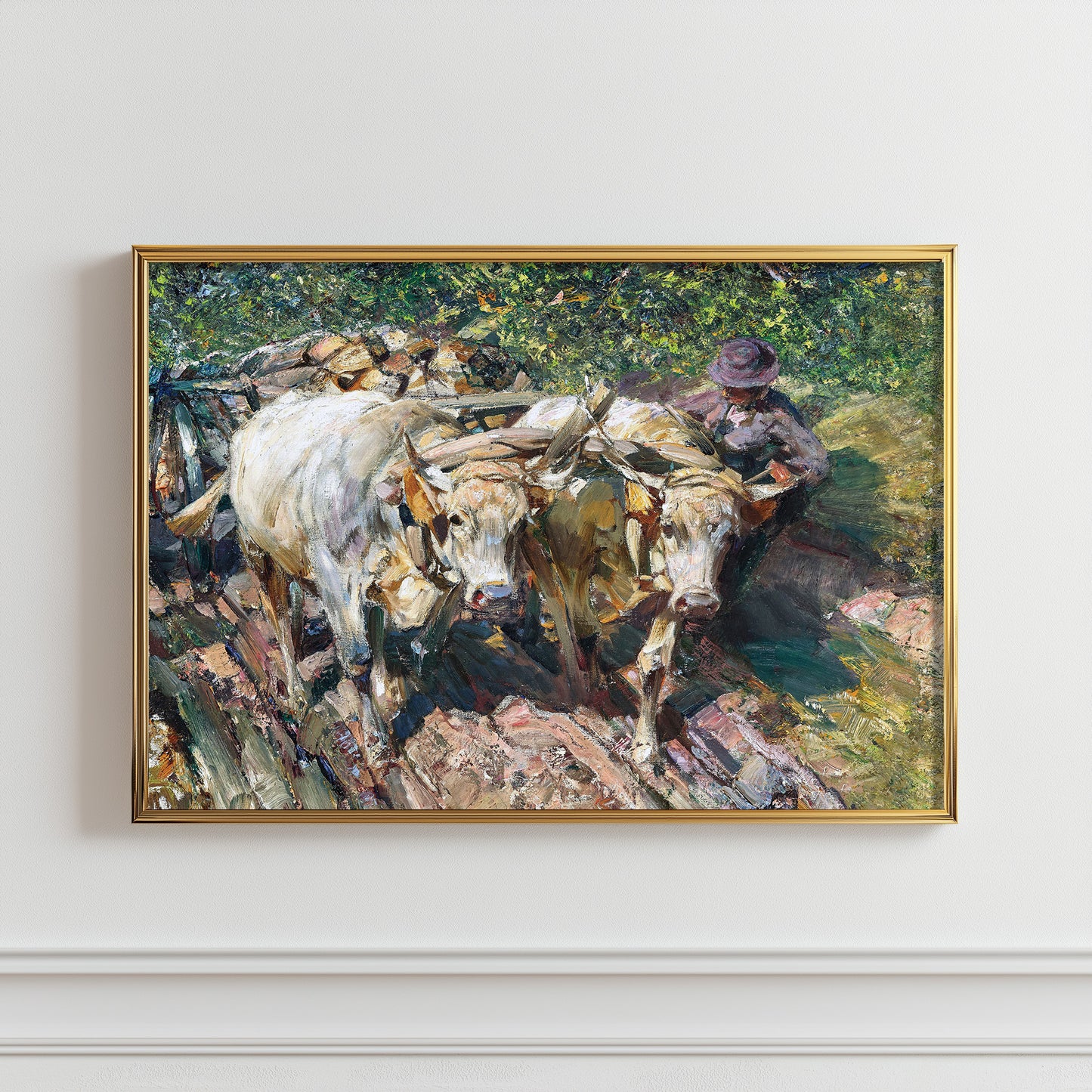 Rustic Oxen Journey