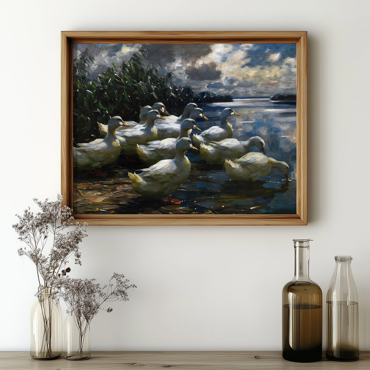 Reflective Ducks Gathering