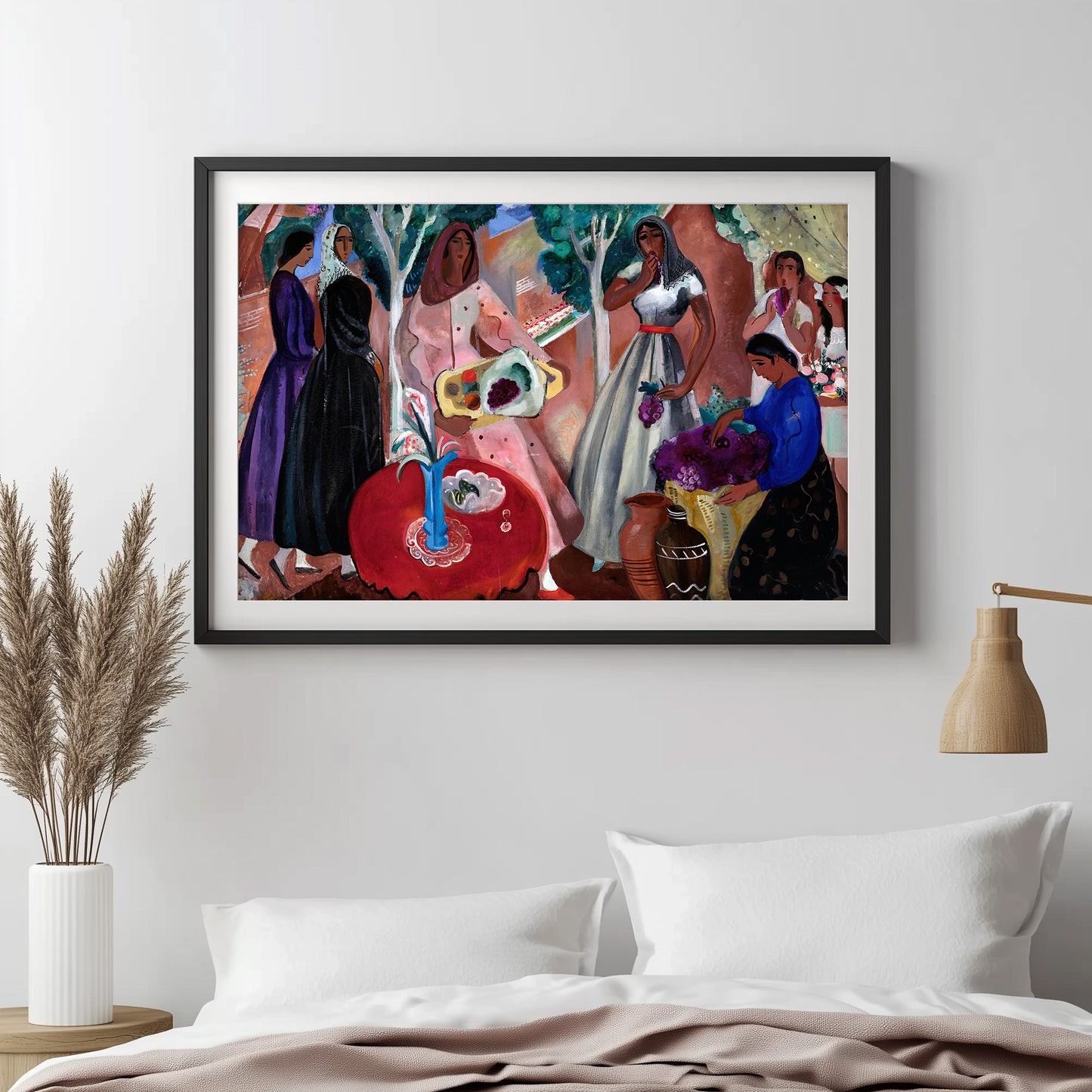 Gathering with Grapes