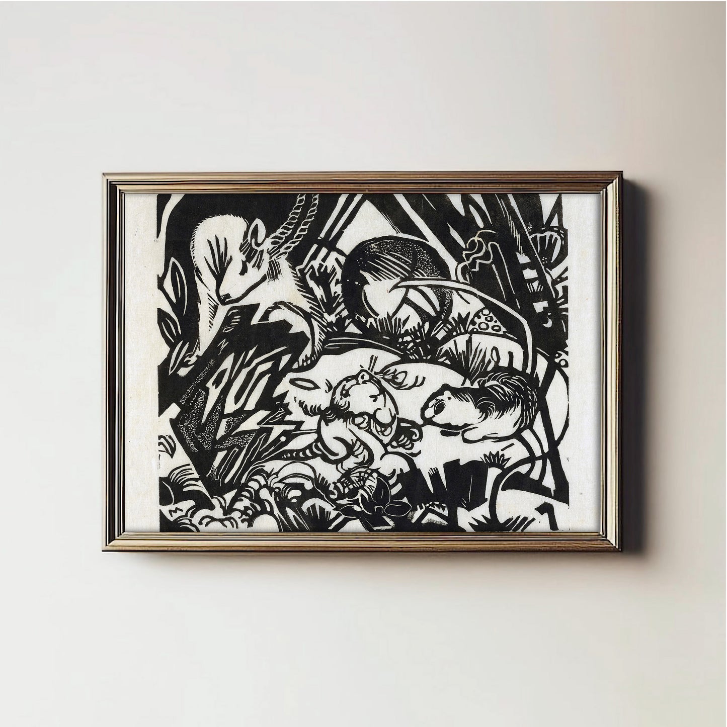 Monochrome Animal Harmony