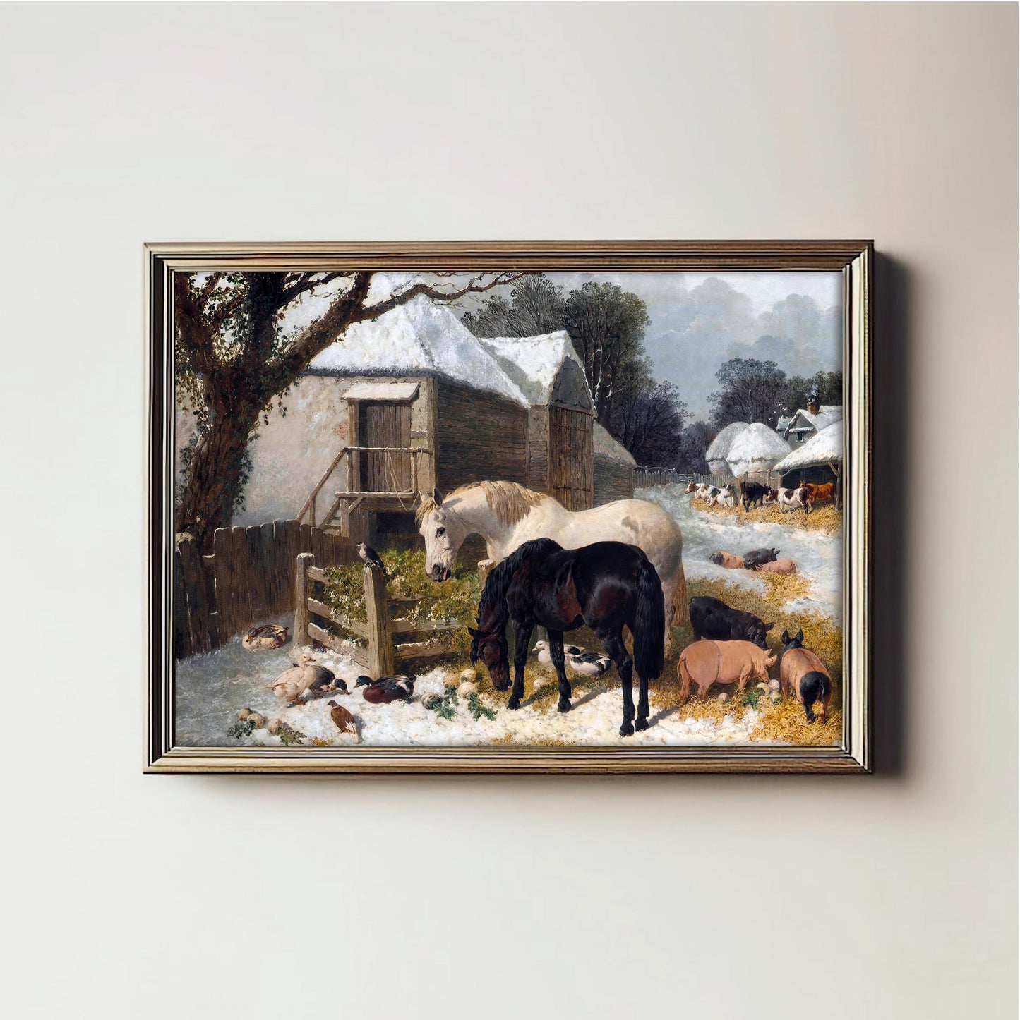 Winter Farmstead Harmony