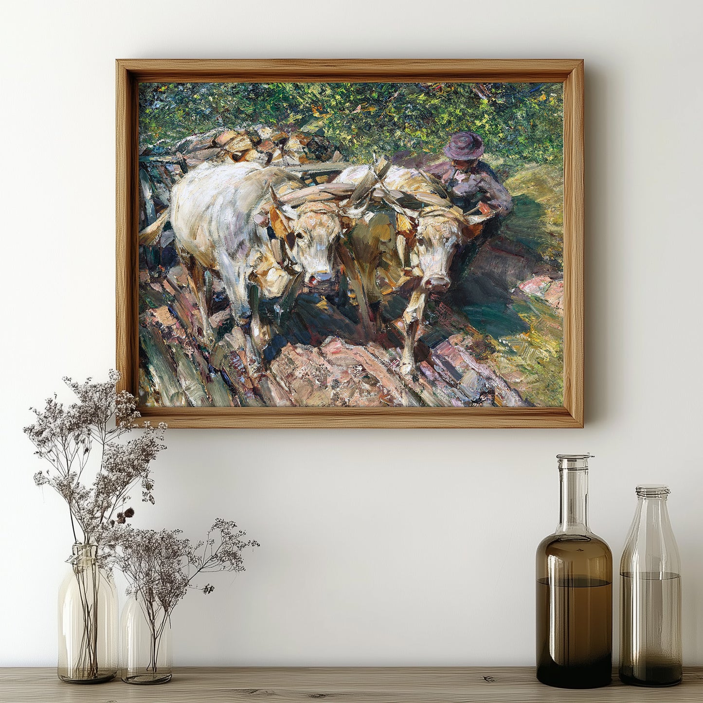 Rustic Oxen Journey