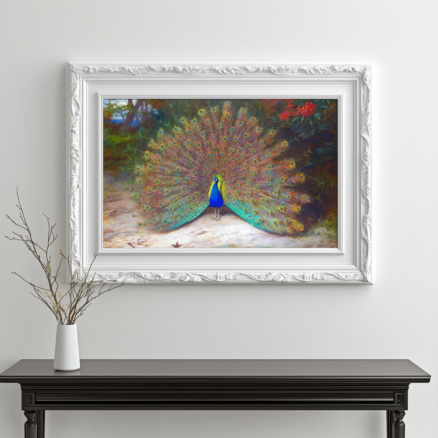 Majestic Plumage Display