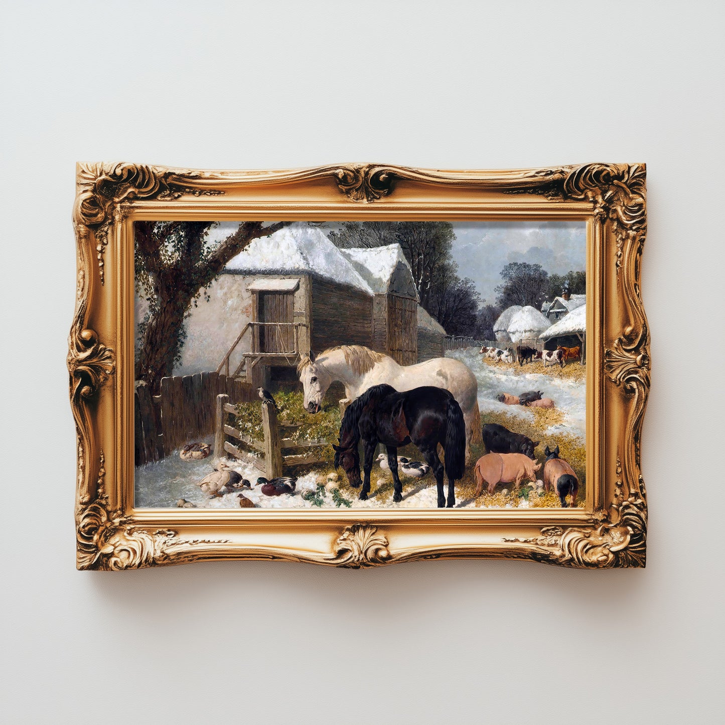 Winter Farmstead Harmony