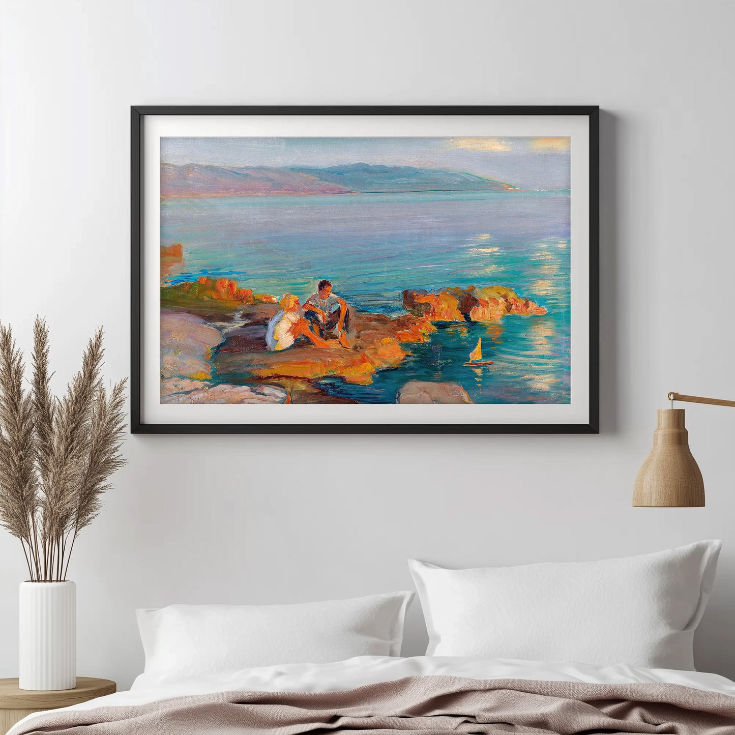Sunlit Shoreside Moments