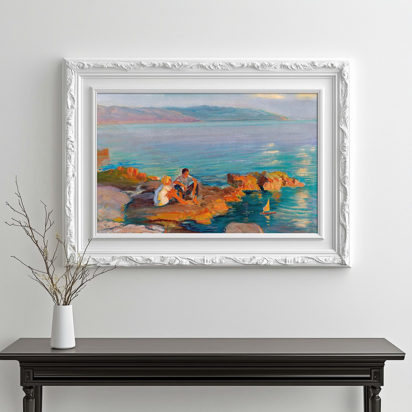 Sunlit Shoreside Moments
