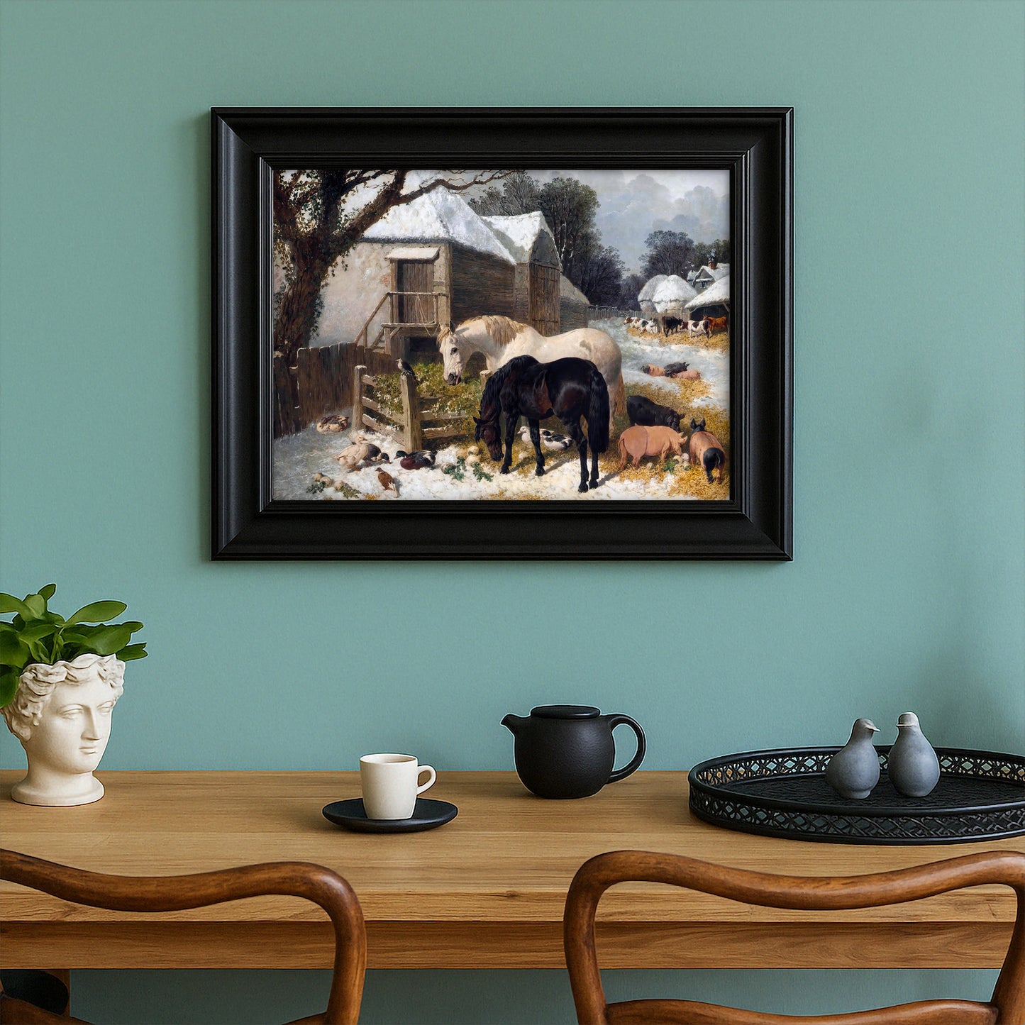 Winter Farmstead Harmony