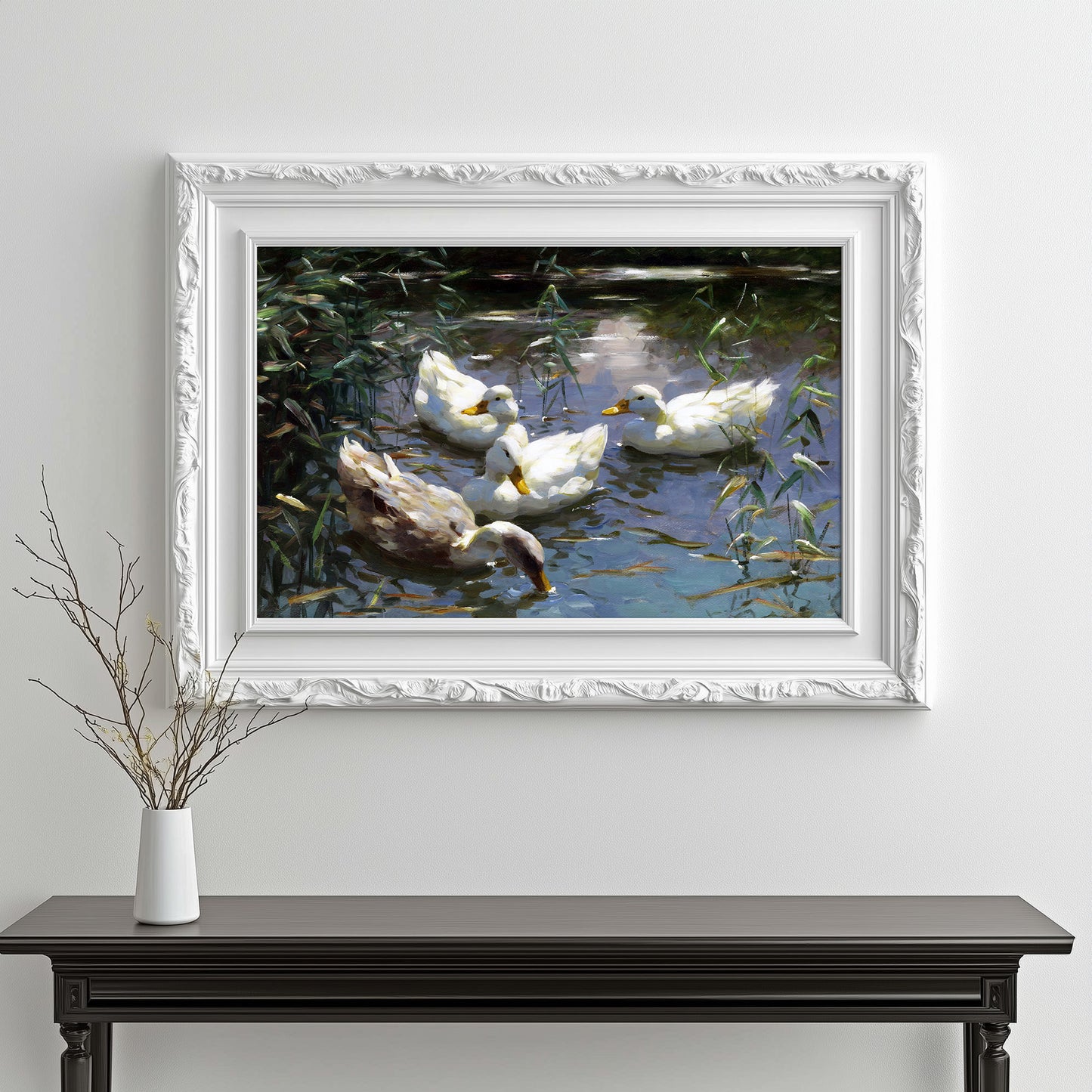Ducks on Tranquil Waters