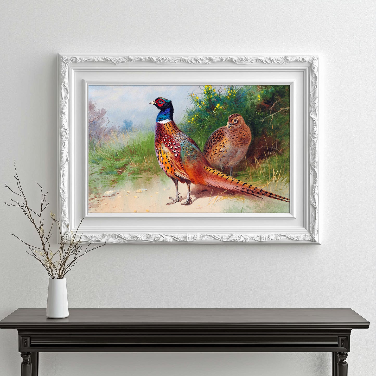 Vibrant Pheasant Pair