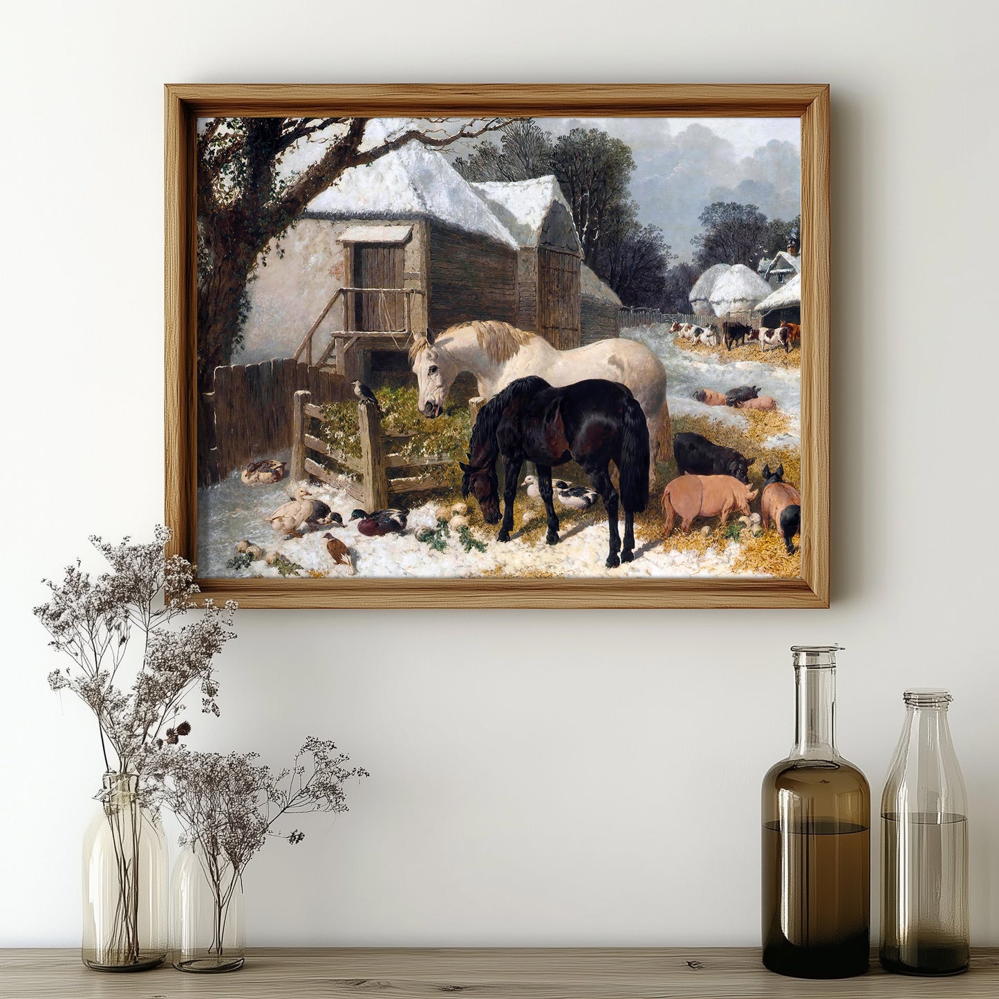 Winter Farmstead Harmony