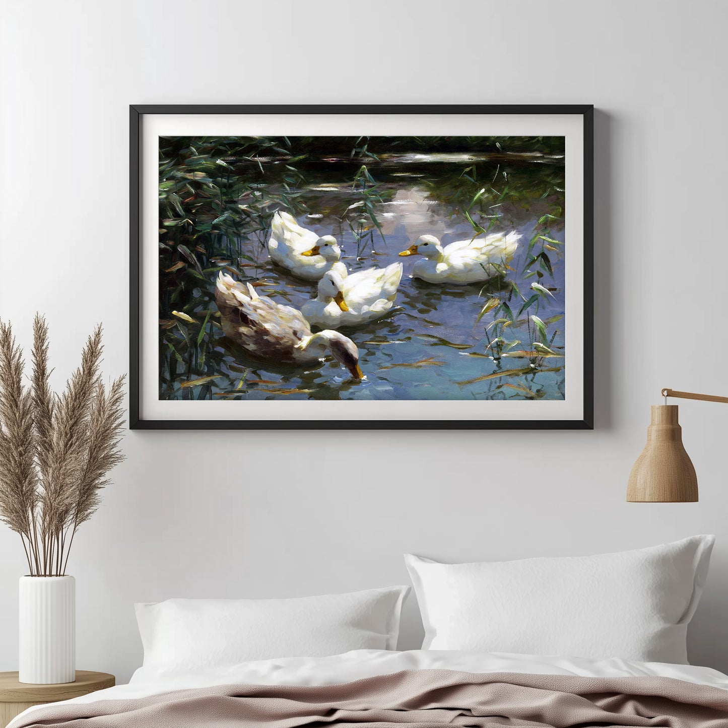 Ducks on Tranquil Waters