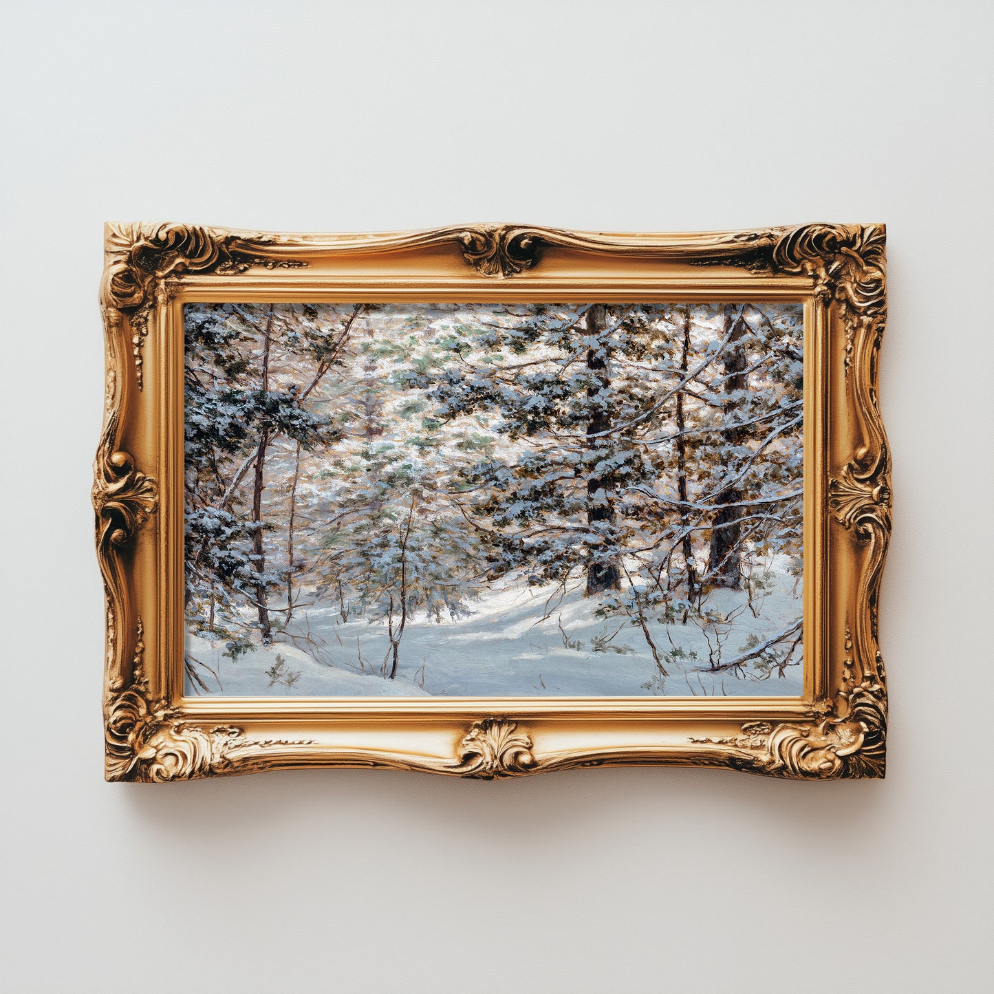 Winter Forest Moment