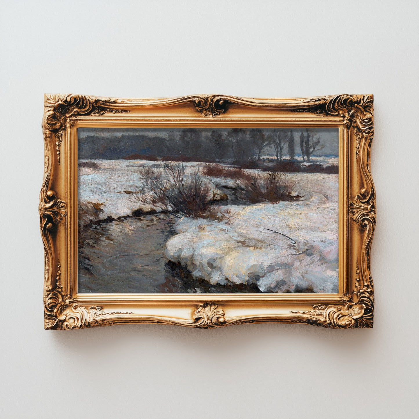 Winter's Quiet Stream