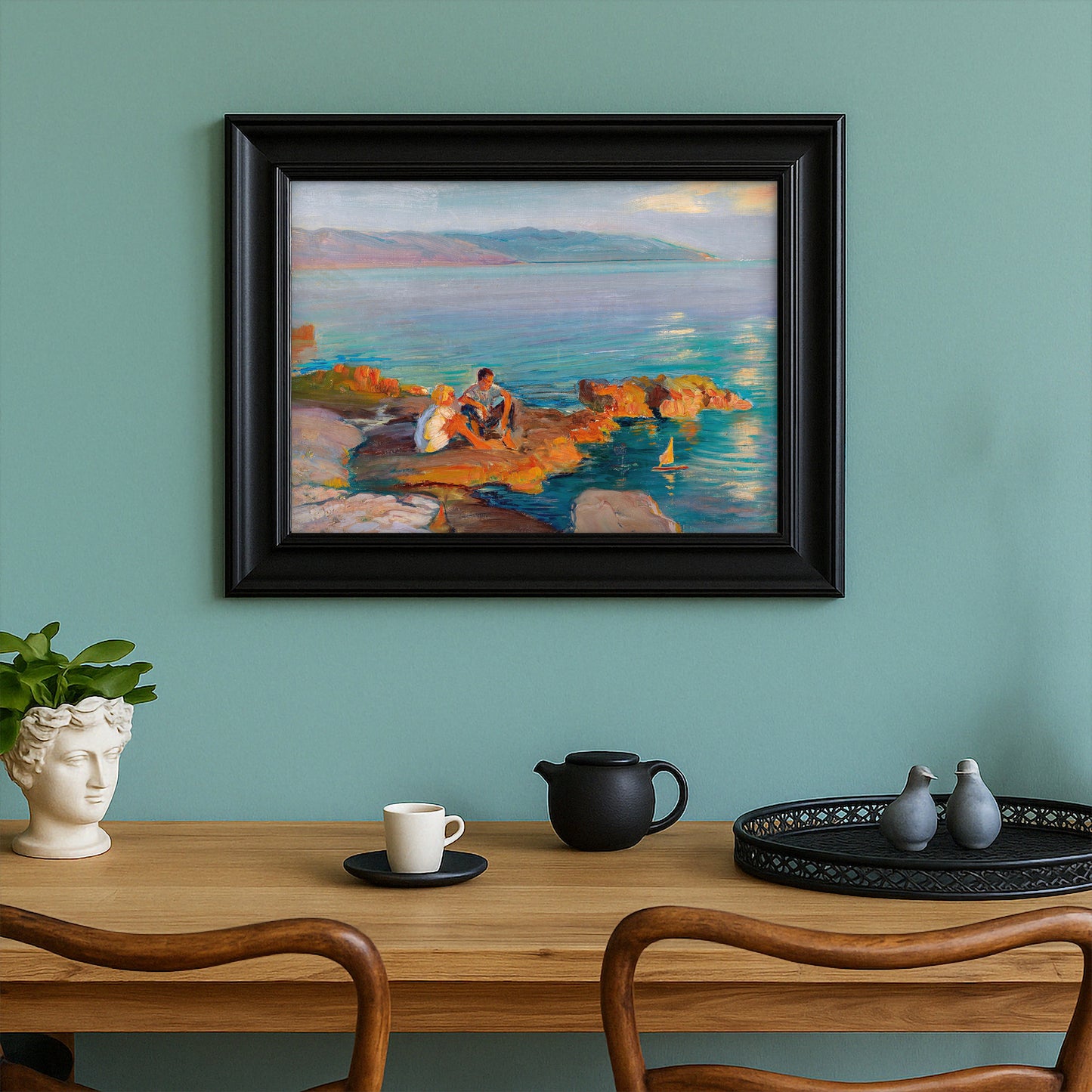 Sunlit Shoreside Moments
