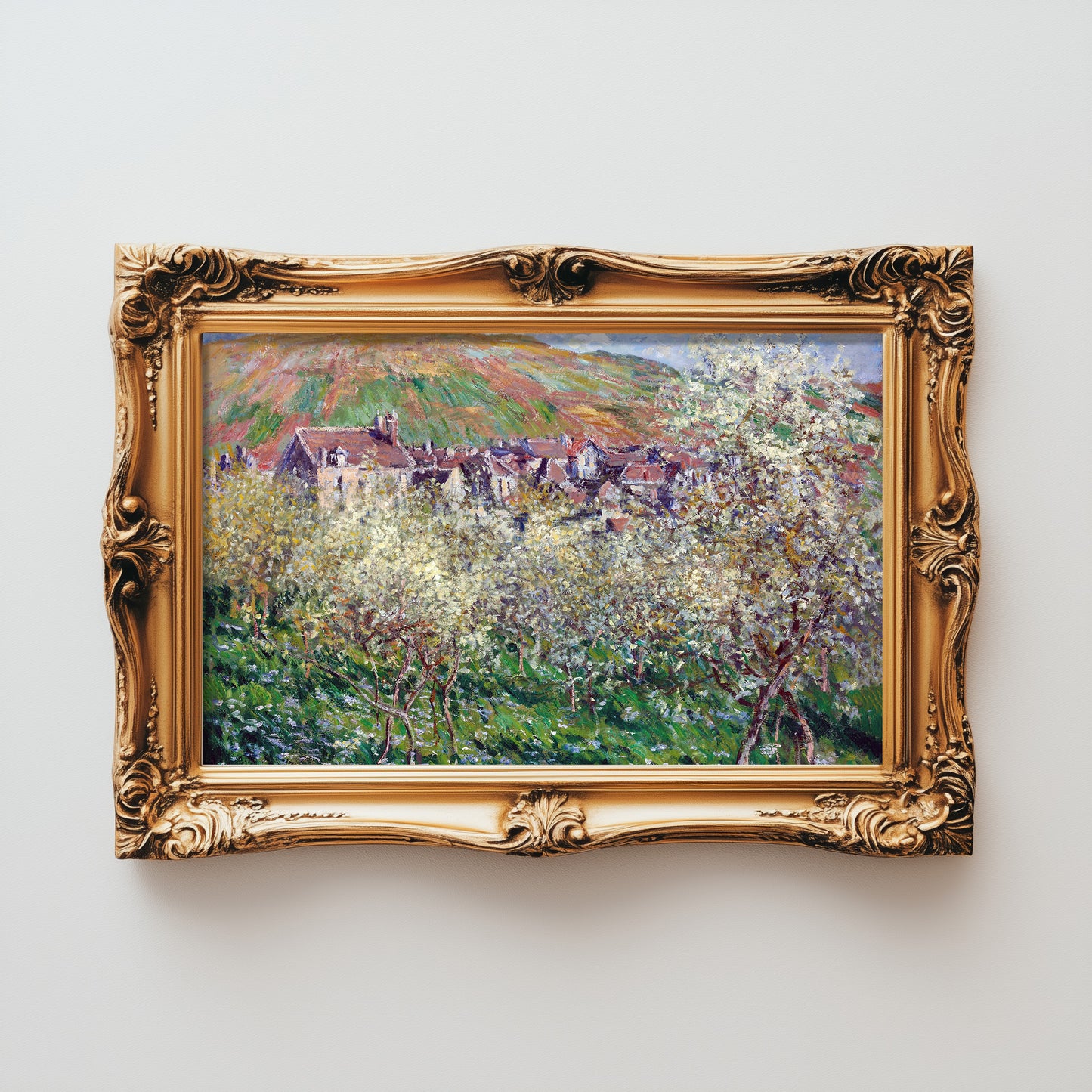 Springtime Village View