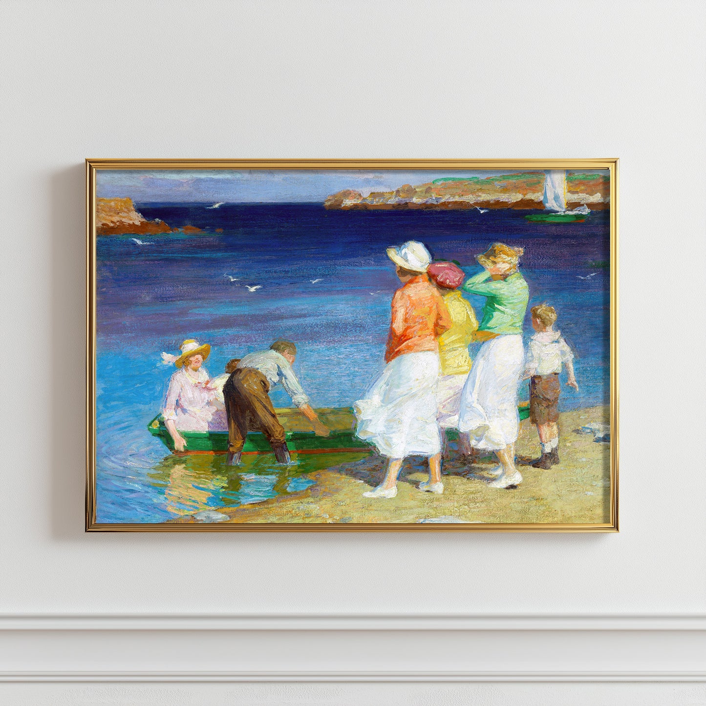 Sunlit Shore Gathering