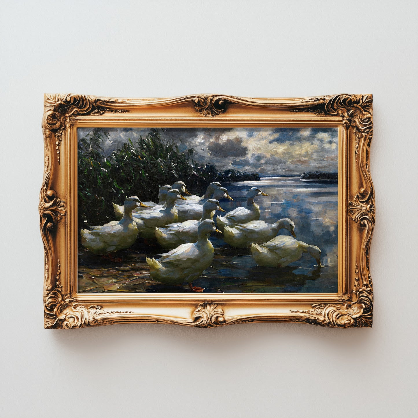 Reflective Ducks Gathering