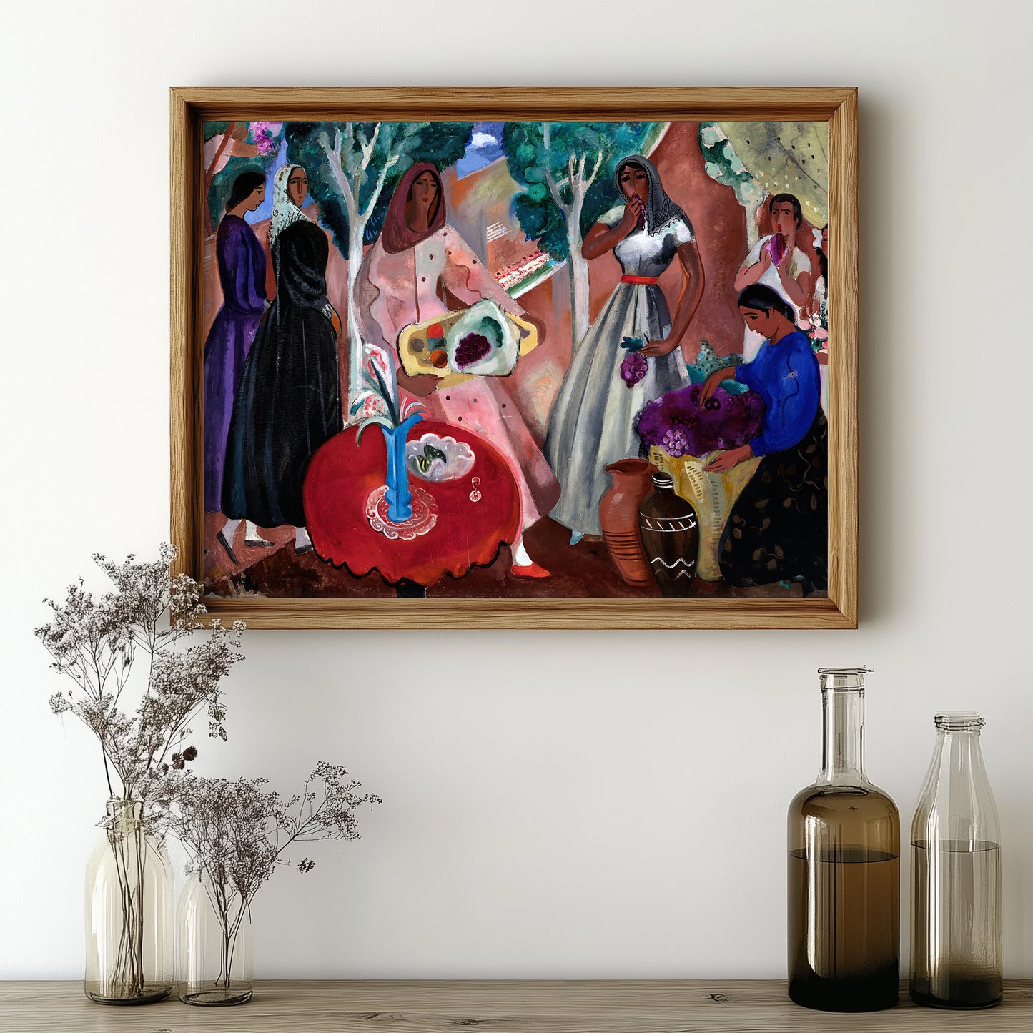 Gathering with Grapes