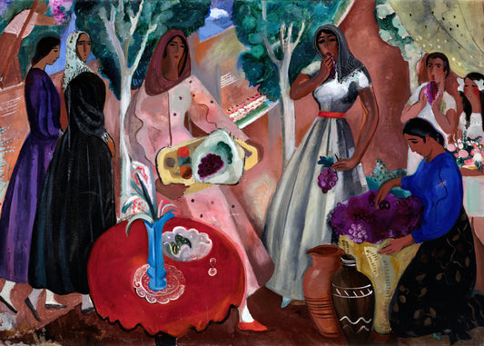 Gathering with Grapes