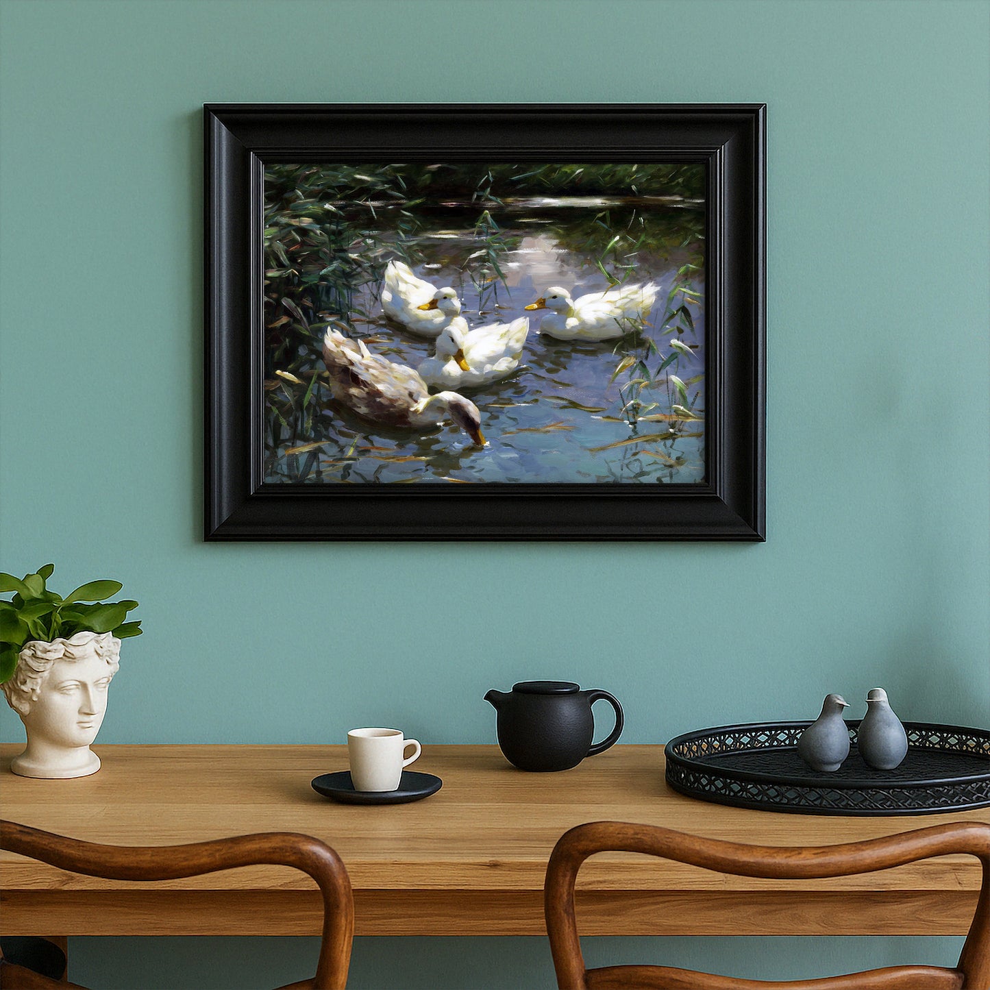 Ducks on Tranquil Waters