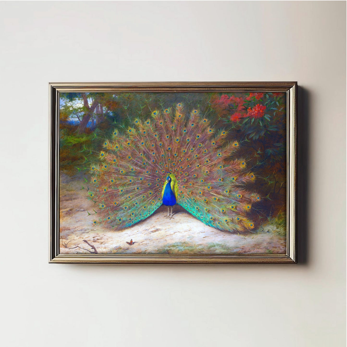 Majestic Plumage Display
