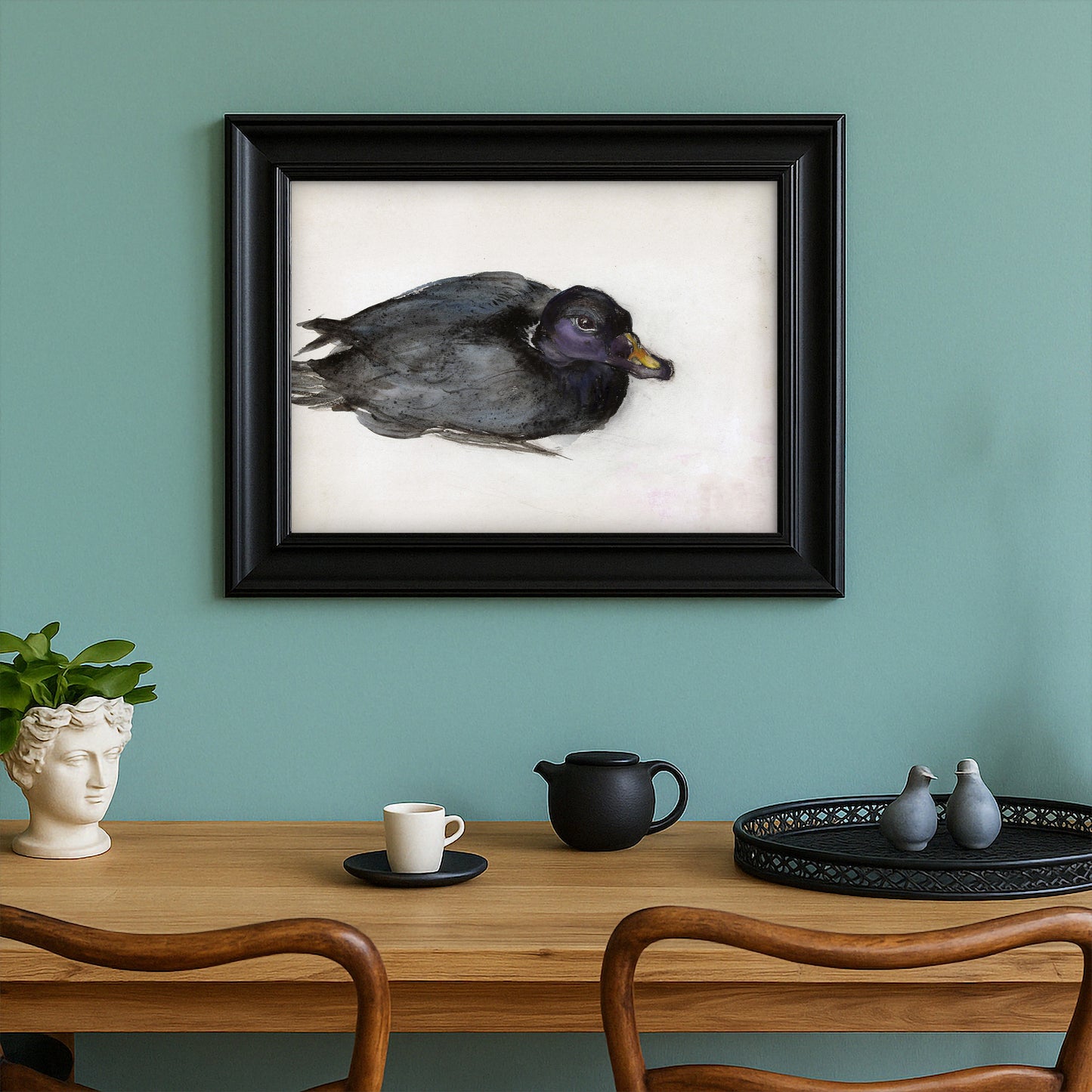 Mysterious Waterfowl Portrait