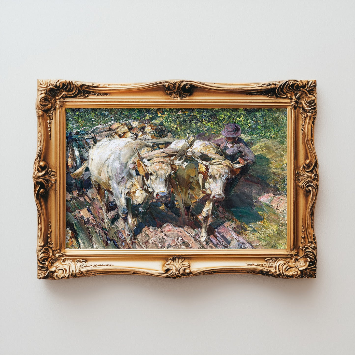 Rustic Oxen Journey