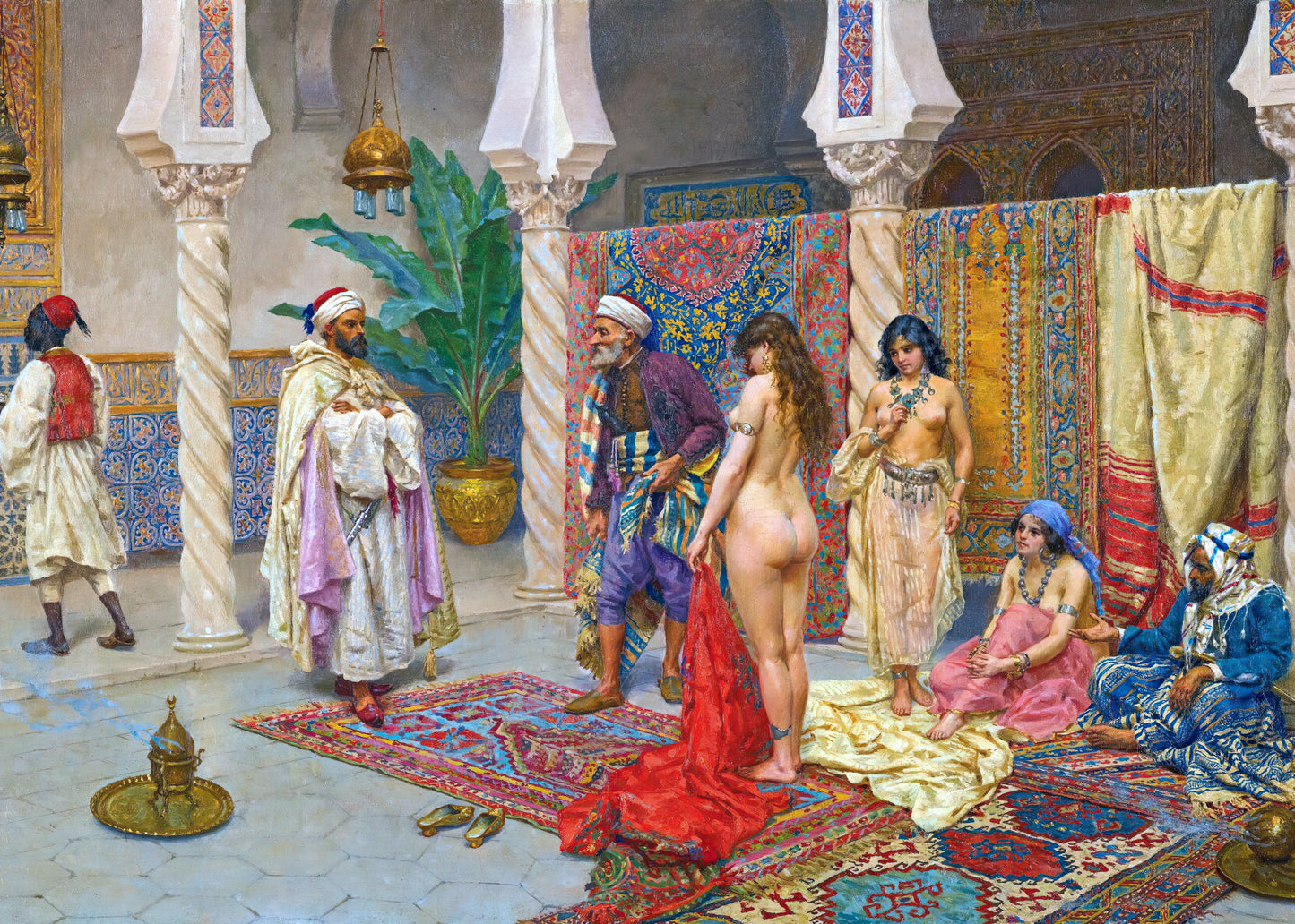 Oriental Bazaar Scene