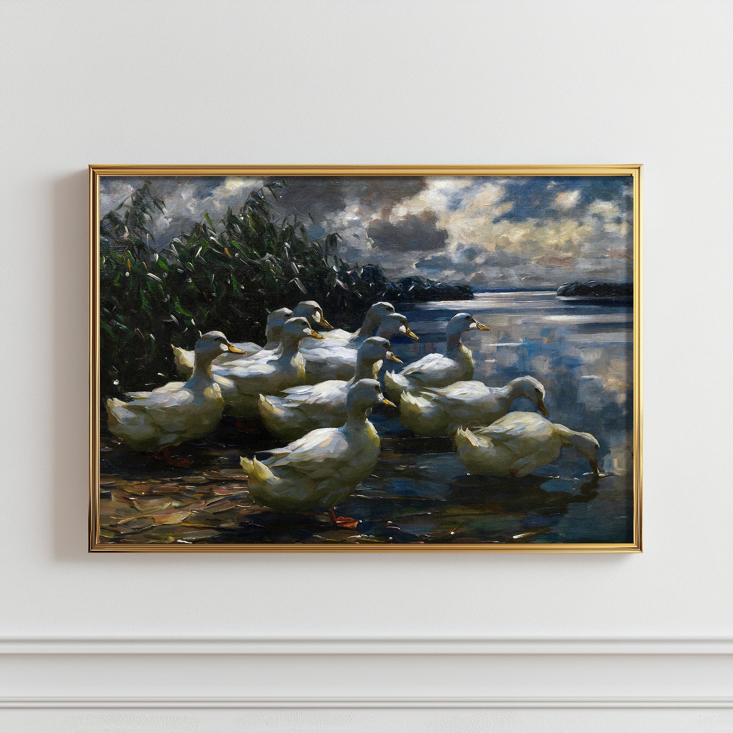 Reflective Ducks Gathering