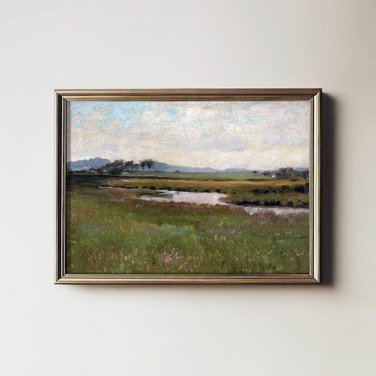 Tranquil Meadow Reflections
