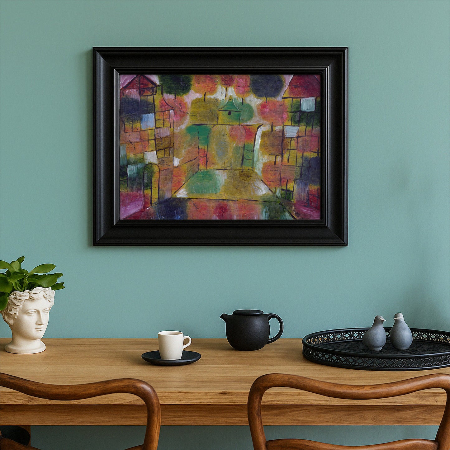 Vibrant Abstract Village