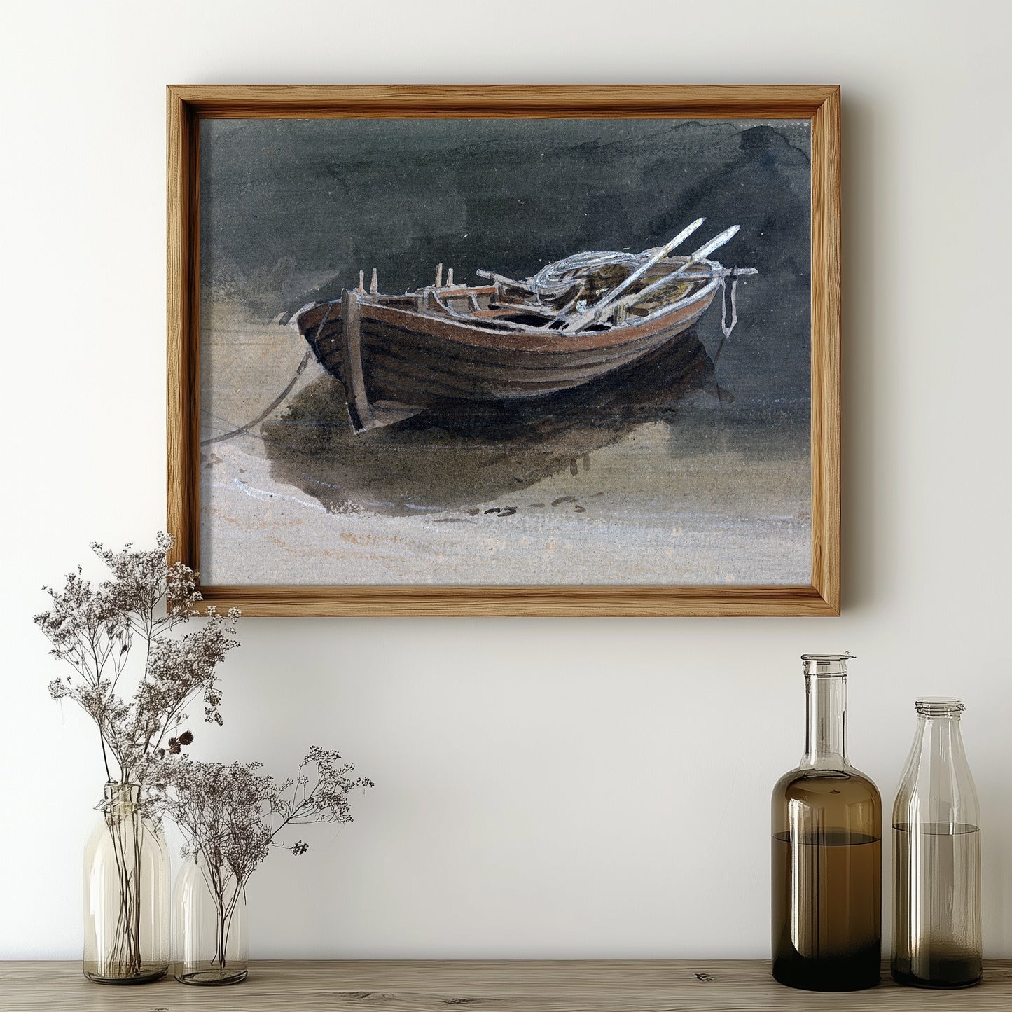 Solitary Rowboat Reverie