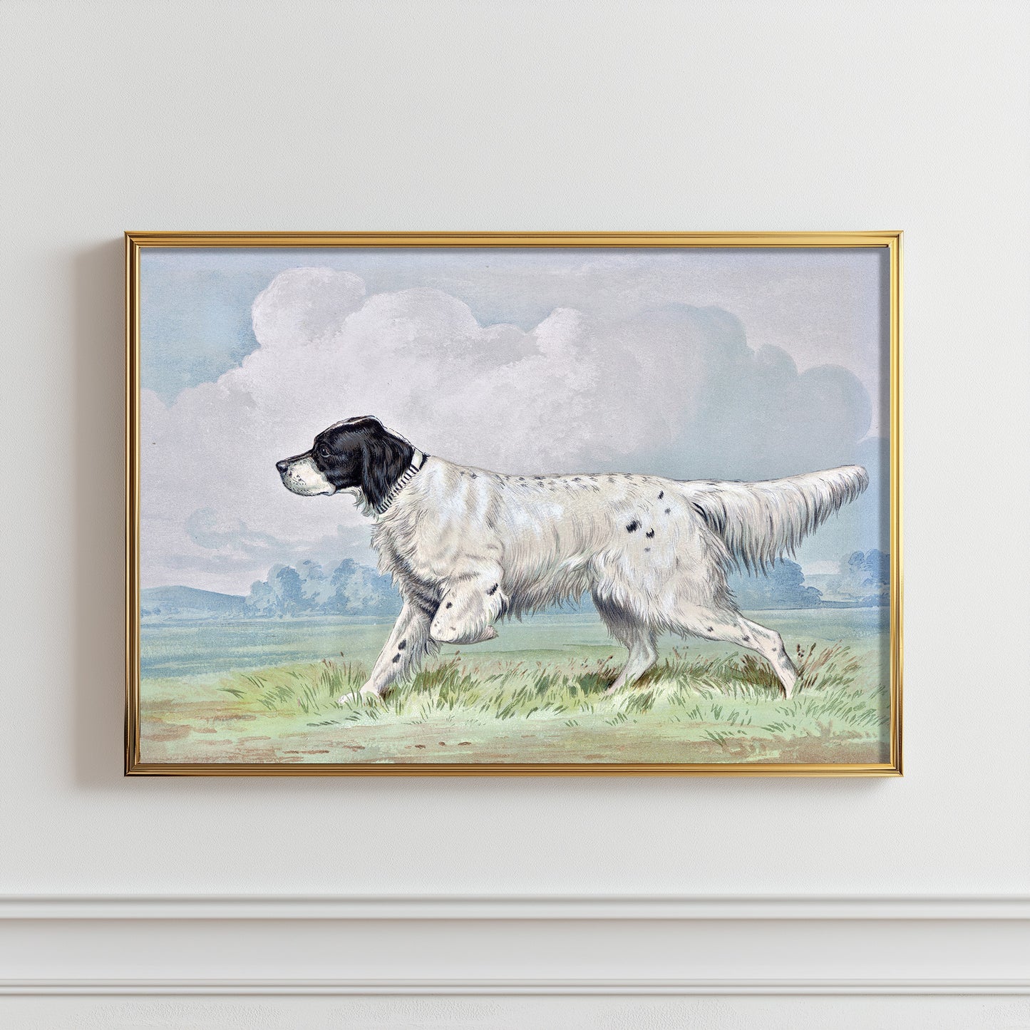 Graceful Canine Stride