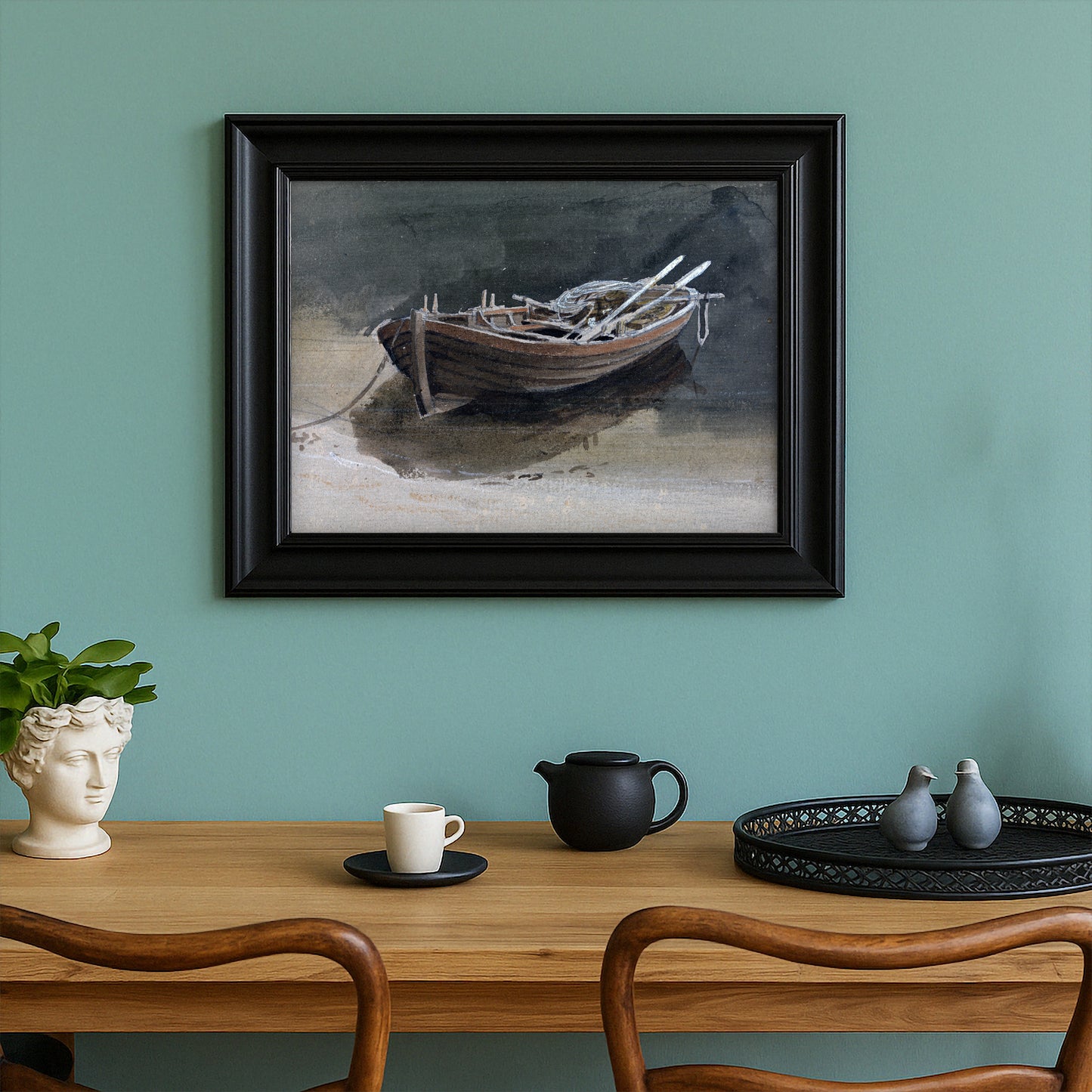 Solitary Rowboat Reverie