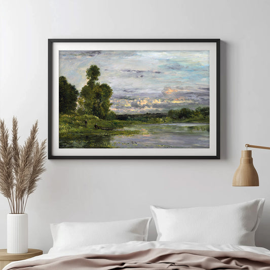 Tranquil Riverbank Evening