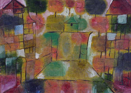 Vibrant Abstract Village