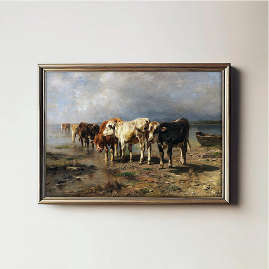 Cattle by the Shore