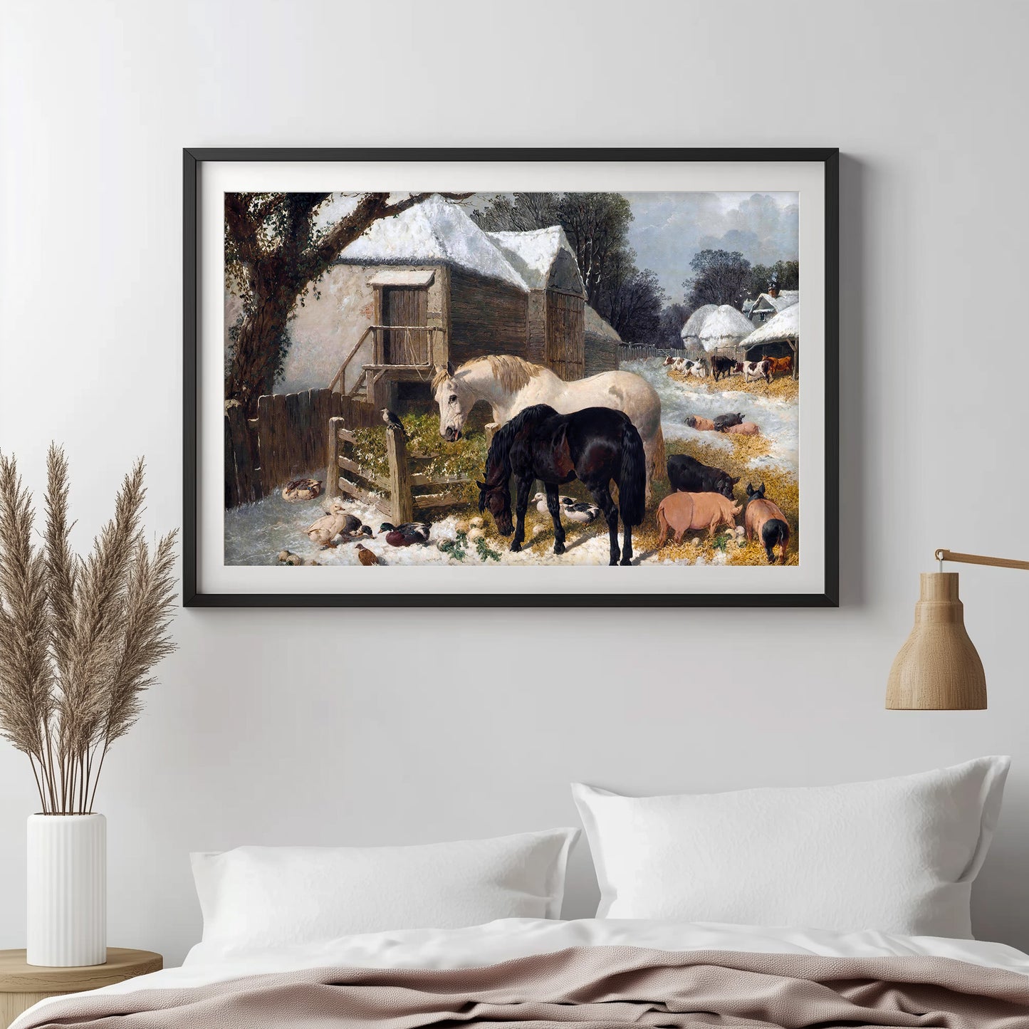 Winter Farmstead Harmony