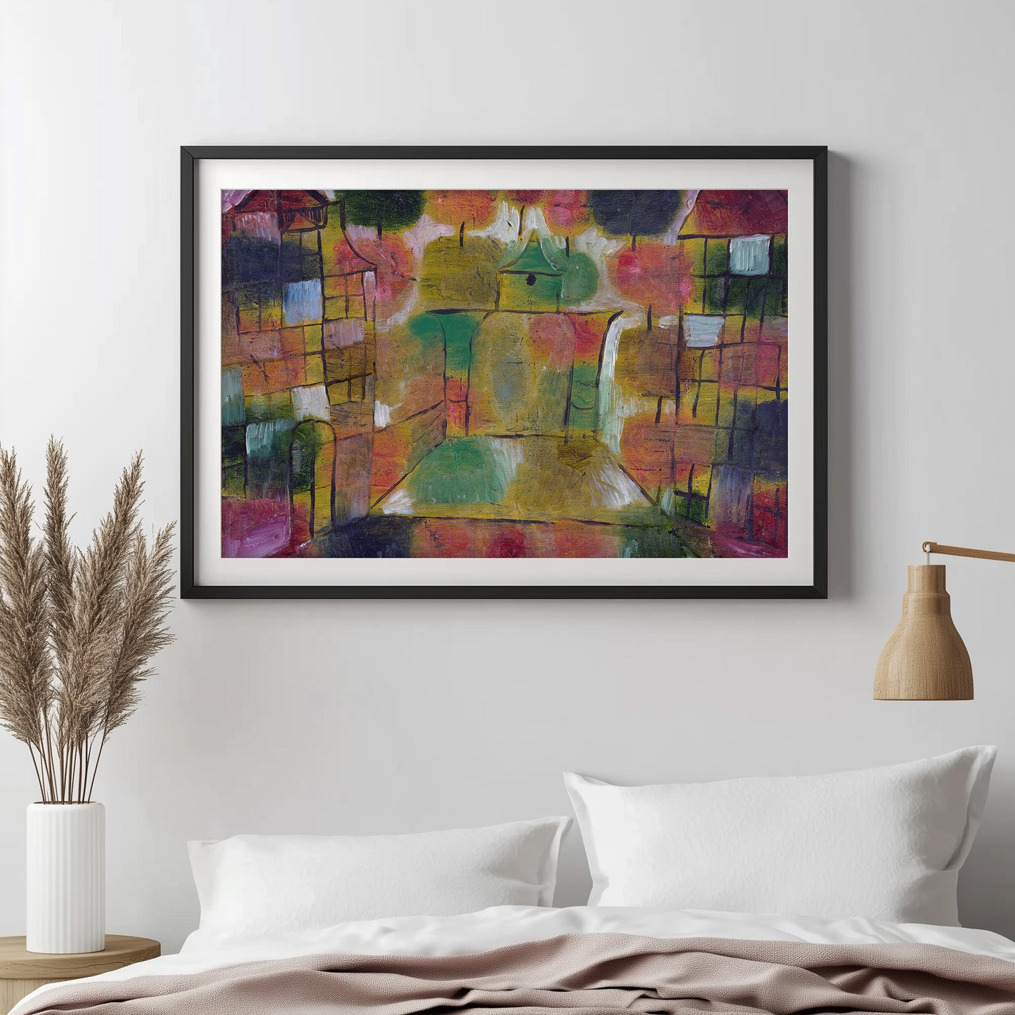 Vibrant Abstract Village