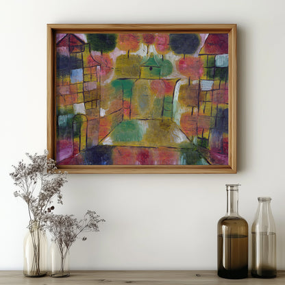 Vibrant Abstract Village