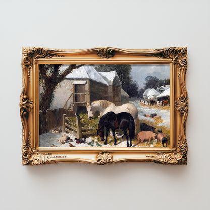 Winter Farmstead Harmony