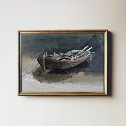 Solitary Rowboat Reverie